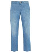 Matchesfashion.com Gucci - Cotton Denim Chino Trousers - Mens - Blue