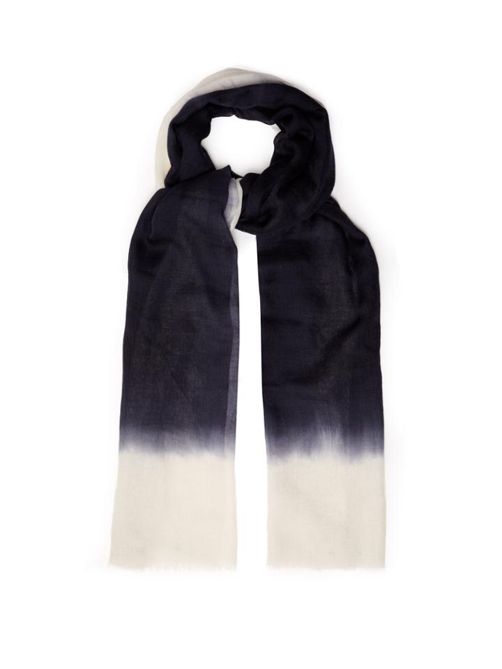 Denis Colomb Mustang Peacock Cashmere Scarf