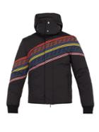 Matchesfashion.com Fendi - Logo Print Down Filled Ski Jacket - Mens - Black