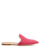 Malone Souliers Marianne Backless Suede Loafers