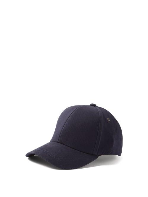 Paul Smith - Artist-stripe Cotton-twill Baseball Cap - Mens - Navy Multi