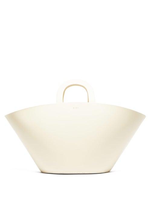Matchesfashion.com Lauren Manoogian - Barcelona Leather Tote Bag - Womens - White