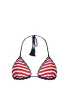 Anna Kosturova Sailor Sliding Striped Bikini Top