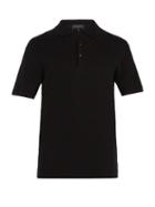Matchesfashion.com Rag & Bone - Tripp Cotton Blend Polo Shirt - Mens - Black