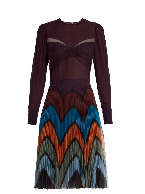Mary Katrantzou Beta Prunga-print Dress
