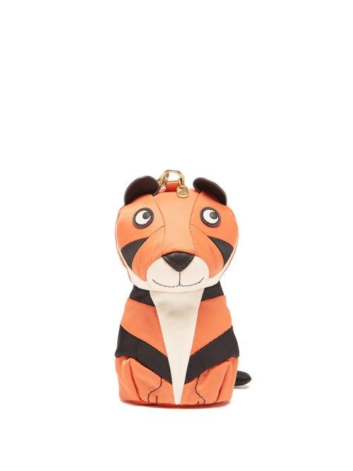 Anya Hindmarch - Tiger-charm Tote Bag - Womens - Orange