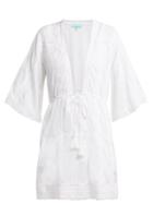 Matchesfashion.com Melissa Odabash - Jade Crochet Cotton Mini Dress - Womens - White