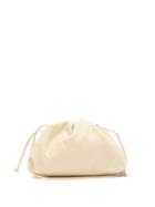 Matchesfashion.com Bottega Veneta - The Pouch Small Leather Clutch Bag - Womens - Cream