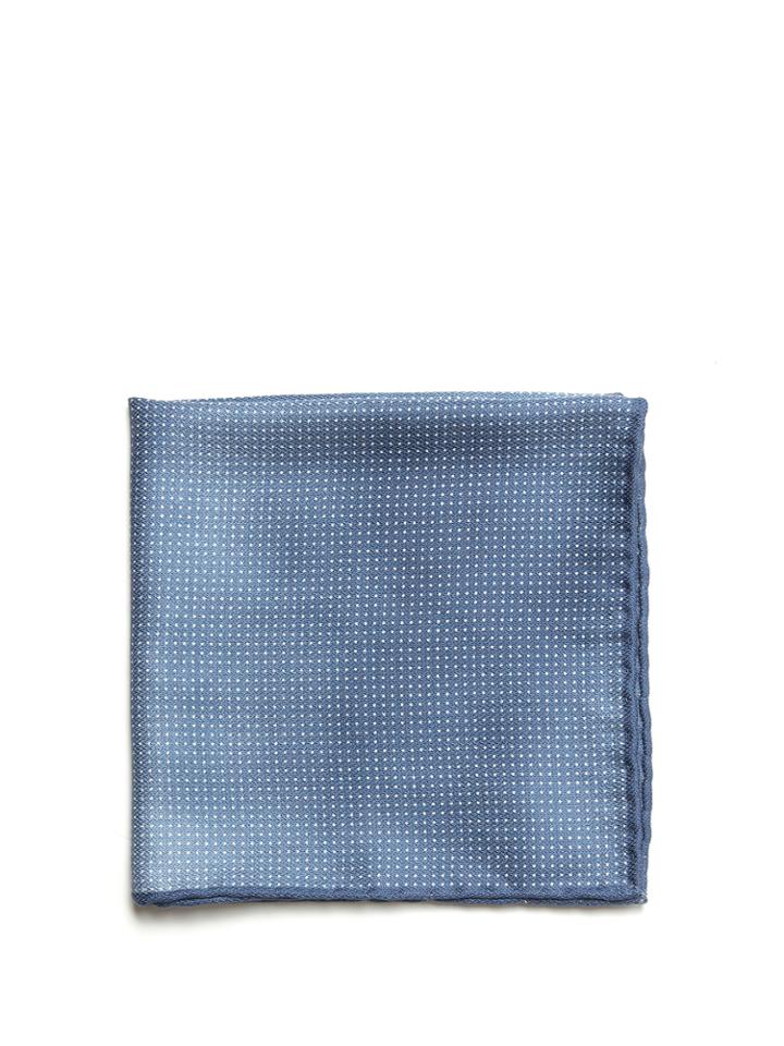 Brunello Cucinelli Micro Polka-dot Print Silk Pocket Square