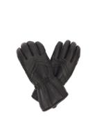 Matchesfashion.com Toni Sailer - Leyla Panelled Leather Ski Gloves - Womens - Black