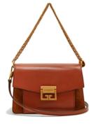 Matchesfashion.com Givenchy - Gv3 Mini Suede And Leather Cross Body Bag - Womens - Tan