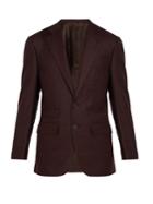 Thom Sweeney Single-breasted Wool And Cashmere-blend Blazer