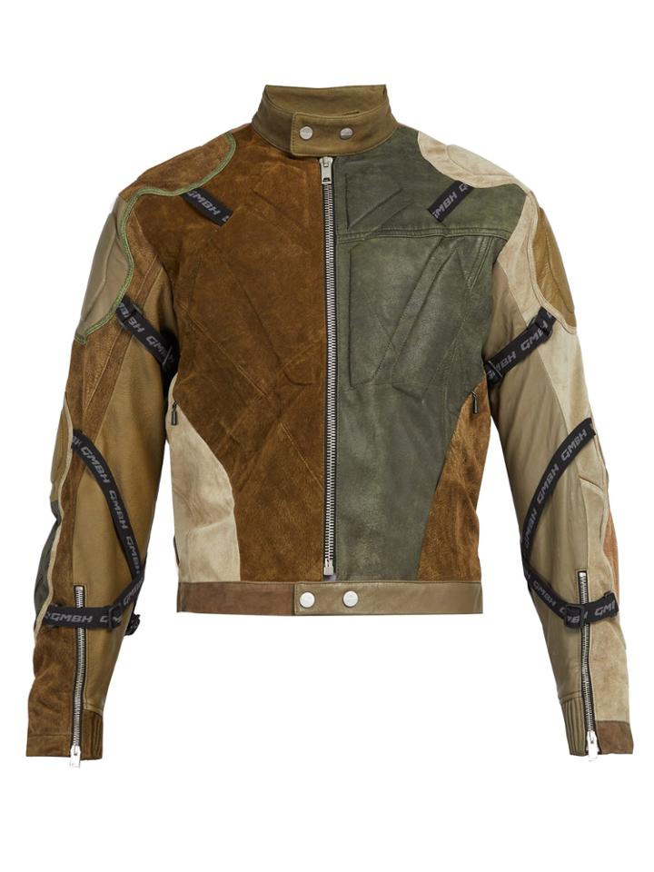 Gmbh Ari Panelled Reclaimed-leather Jacket
