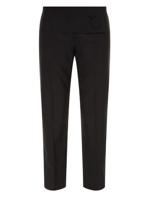 Balenciaga Button-front Cropped Trousers