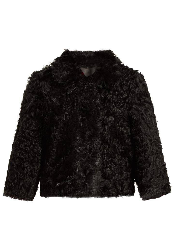 Redvalentino Reversible Short Shearling Jacket