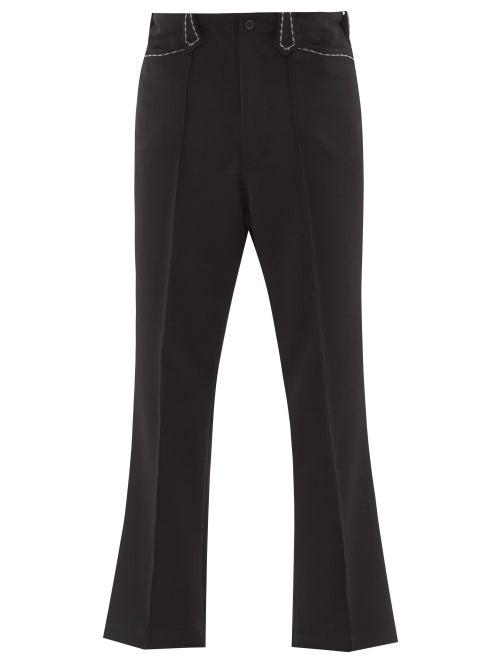 Needles - Flared-leg Tailored Trousers - Mens - Black