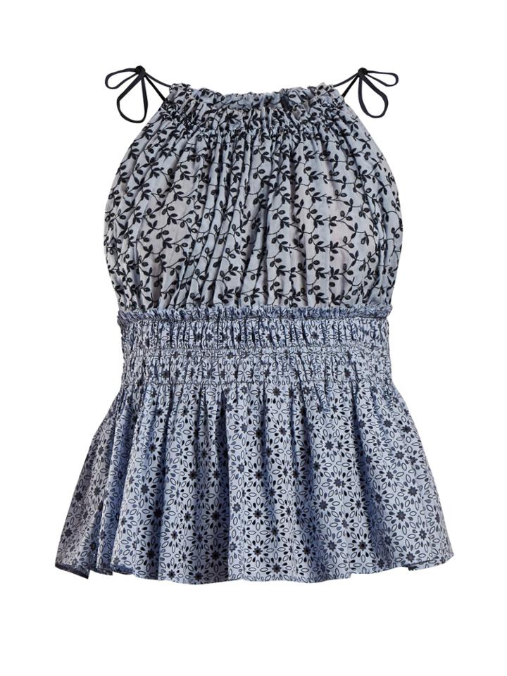 Altuzarra Allen Broderie-anglaise Tie-neck Top