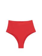 Matchesfashion.com Casa Raki - Ana High-rise Bikini Briefs - Womens - Red