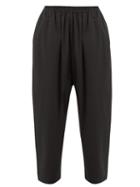 Matchesfashion.com Eskandar - Wool Blend Japanese Trousers - Womens - Black