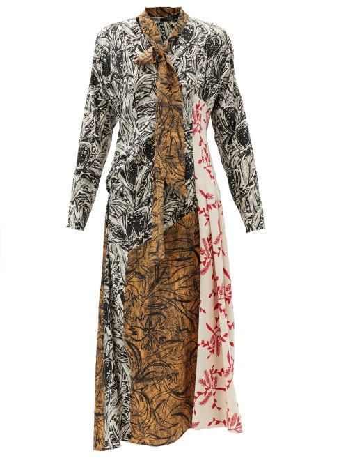 Matchesfashion.com Weekend Max Mara - Rapallo Dress - Womens - White Multi