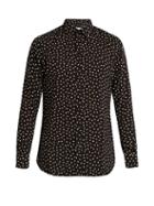 Saint Laurent Polka Dot-print Poplin Shirt