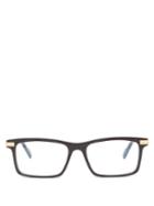 Matchesfashion.com Cartier Eyewear - Havana Round Acetate Glasses - Mens - Clear