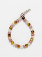 Carolina Bucci - Forte Multi-stone Beads Bracelet - Womens - Pink Multi