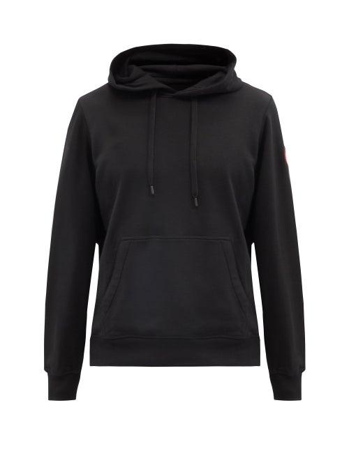 Canada Goose - Huron Cotton-jersey Hooded Sweatshirt - Mens - Black