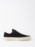 Tom Ford - Suede Trainers - Mens - Black Cream