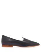 Matchesfashion.com Le Monde Beryl - Venetian Leather Slipper Shoes - Womens - Black