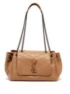 Matchesfashion.com Saint Laurent - Nolita Quilted Leather Bag - Womens - Beige
