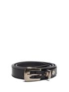 Mens Accessories Lemaire - Western Leather Belt - Mens - Black