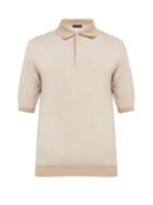 Matchesfashion.com Thom Sweeney - Cotton Piqu Polo Shirt - Mens - Beige