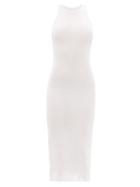 Wardrobe.nyc Wardrobe. Nyc - Release 06 Ribbed Cotton-jersey Dress - Womens - White
