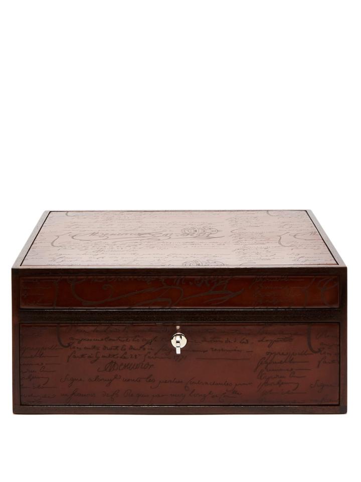 Berluti Scritto Goat-leather Watch Box