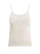 Matchesfashion.com Lemaire - Day Fine Knit Spaghetti Strap Tank Top - Womens - Beige