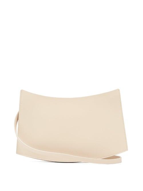 Matchesfashion.com Aesther Ekme - Accordion Leather Clutch Bag - Womens - Grey