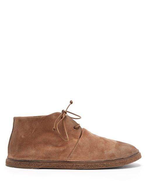 Matchesfashion.com Marsll - Pomicino Suede Boots - Mens - Brown