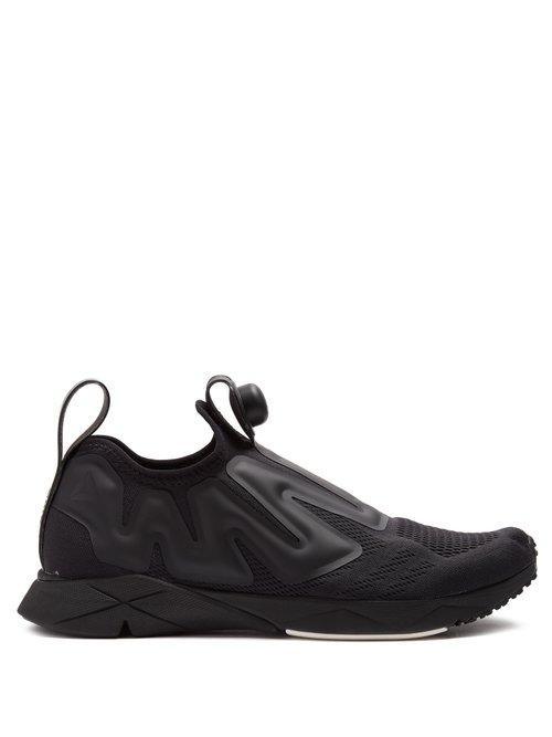 Matchesfashion.com Reebok - Pump Supreme Low Top Mesh Trainers - Mens - Black