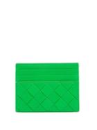 Ladies Accessories Bottega Veneta - Intrecciato Leather Cardholder - Womens - Green