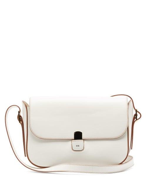 Matchesfashion.com Hillier Bartley - Buckled-strap Leather Shoulder Bag - Womens - Cream