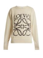Loewe Logo-print Fringe Cashmere Sweater