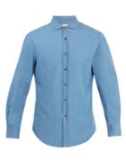 Brunello Cucinelli Slim-fit Cotton-denim Shirt