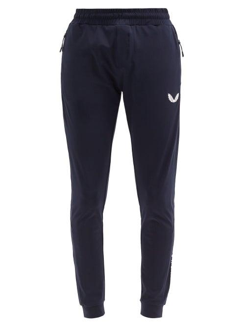 Matchesfashion.com Castore - Active Jersey Tapered-leg Track Pants - Mens - Navy
