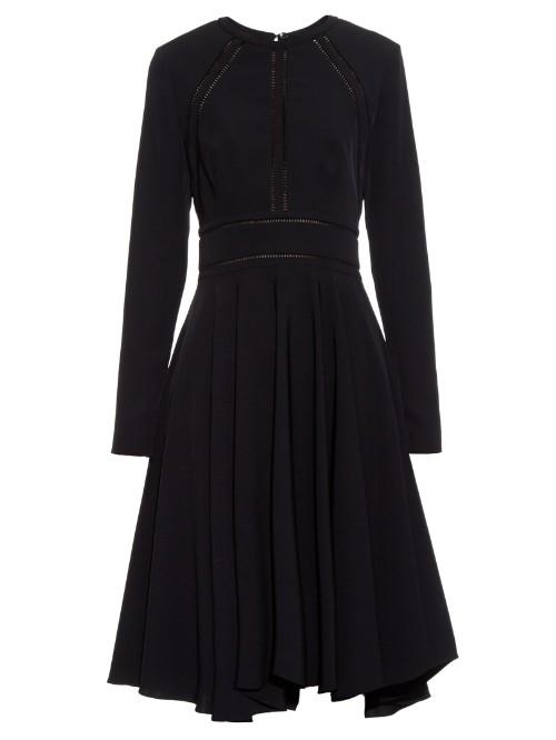 La Mania Aphrodite Ladder-stitch Cady Dress