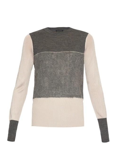 Rag & Bone Marissa Contrast-panel Sweater