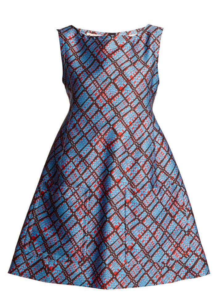 Marni Geometric-print Sleeveless Dress