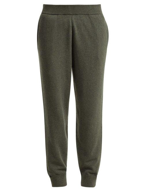 Matchesfashion.com Extreme Cashmere - No.56 Yogi Cashmere Blend Track Pants - Womens - Khaki