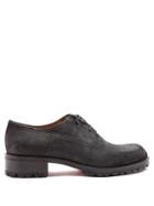 Christian Louboutin Sopeter Tread-sole Suede Derby Shoes