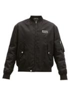 Matchesfashion.com Valentino - Logo-patch Technical-jersey Bomber Jacket - Mens - Black